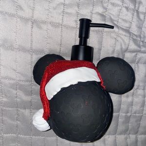 Mickey Christmas soap dispenser